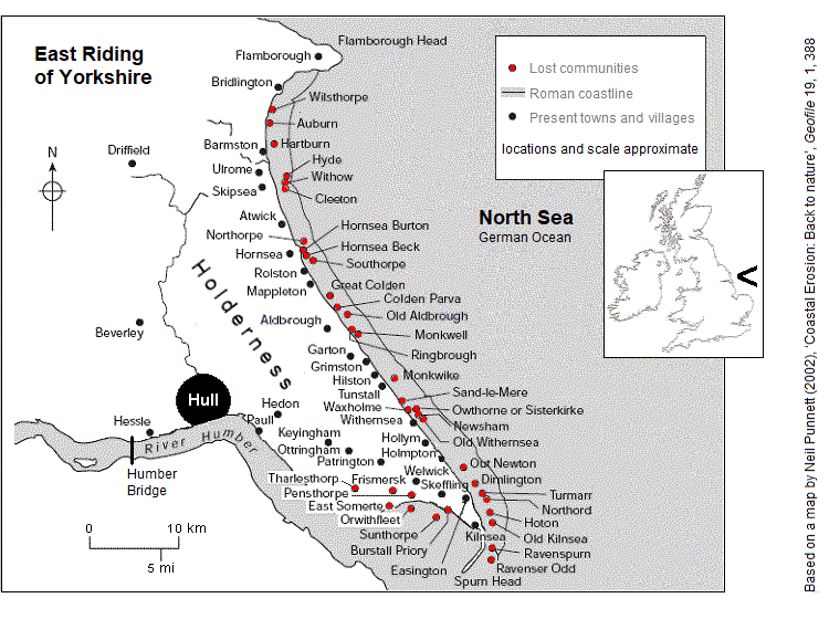  East Yorkshire coastal erosion map 